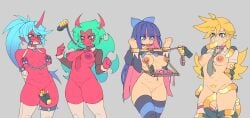 kneesocks daemon from panty & stocking with garterbelt by krahe