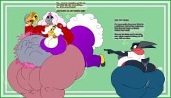 1boy 1boy2girls 2girls ampharos amphibian_female amphibian_humanoid anthro ass_cleavage balls barefoot big_ass big_ass_(male) big_balls big_breasts big_bulge big_butt big_dick big_penis big_tits breasts burger busty cleavage cleavage_overflow eaten evelyn_o'proteus female female_prey femboy femboy_pred furry game_freak generation_2_pokemon generation_6_pokemon greninja hips_wider_than_shoulders huge_ass huge_balls huge_breasts huge_butt huge_dick huge_penis huge_tits hyper hyper_belly hyper_butt hyper_thighs imminent_vore karen_(mobiustheice) male male_pred mega_diancie mega_evolution mega_morgan_(mobiustheice) mobiustheice morgan_(mobiustheice) nintendo nipple_bulge obese obese_femboy obese_male overweight overweight_femboy overweight_male penis pointing pokemon pokemon_(species) purple_dress purple_gown tail thick_thighs uber_tier_boyfriend_(mobiustheice) voluptuous voluptuous_female voluptuous_femboy voluptuous_male vore vore_belly white_hair wide_hips