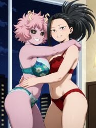 ashido mina from boku no hero academia by isogil