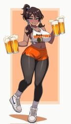 beer hooters hooters_uniform korra mcarthur1010 seductive_look tagme