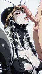 1boy 1girls after_fellatio after_oral after_sex ai_generated breasts cum cum_drip cum_on_body cum_on_breasts cum_on_face dick_on_face female insect_girl insects lascivaai male mosquito_girl_(one-punch_man) one-punch_man penis
