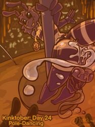 anthro anus armor arthropod ass backsack balls ballsack bee big_butt bodily_fluids charm_(jewelry) compound_eyes crowd crowd_scene crowded cum cum_drip cum_in_ass cum_inside cum_string cumshot dancing dripping ejaculation gaping gaping_anus genital_fluids genitals glowing glowstick glowstick_bracelet grin grinning_at_viewer group hi_res hive_knight_(hollow_knight) hymenopteran insects jewelry judasthesinner leaking_cum looking_at_viewer macro male necklace necklace_only nude party pauldron penetration penis pole pole_dancing precum precum_drip precum_on_balls precum_on_penis precum_string rave smile smiling_at_viewer solo solo_focus stage stage_show stinger stripper_pole