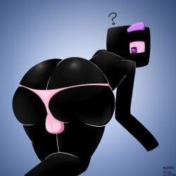enderman from minecraft by m1ndfvcker