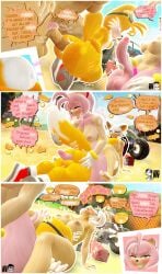 amy rose from sonic (series) by highv0ltage