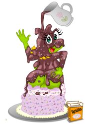 2016 4_fingers aliasing alpha_channel amphibian anthro anus ass back_boob big_breasts big_butt blonde_hair breasts butt_squish cake cake_sitting candy chocolate chocolate_sauce dripping eyelashes female food food_play frog green_eyes green_pussy green_skin hair hair_ribbon hairbow hi_res holding_butt huge_breasts huge_butt humanoid_hands icing juice87 long_hair looking_at_viewer messy non-mammal_breasts nude open_mouth open_smile portrait pose pouring pussy rear_view ribbons simple_background sitting smile solo sprinkles three-quarter_portrait transparent_background waving