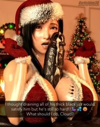 1boy 1boy1girl 1girls 3d alternate_version_available big_breasts big_penis black_hair cheating cheating_girlfriend christmas christmas_outfit christmas_tree cock cock_worship cuckold cum cum_drip cum_in_mouth cum_on_penis dark-skinned_male dark_skin darkshine3d female final_fantasy final_fantasy_vii final_fantasy_vii_remake fireplace girthy_penis hairy huge_breasts huge_cock interracial large_breasts large_penis larger_male light-skinned_female light_skin looking_at_viewer male male/female mouthful naked_male open_mouth paizuri penis pubic_hair queen_of_spades snapchat sperm_cell sperm_tattoo tattoo tattoo_on_breast tattoos text tifa_lockhart uncensored variant variant_set veiny_penis voluptuous voluptuous_female