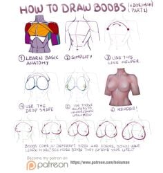 bokuman breasts medium_breasts muscles sketch tutorial