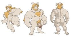 ambiguous_species anthro asgore_dreemurr ass balls ballsack bara barazoku belly bulge cock collage deltarune dick flaccid flaccid_cock flaccid_penis glans happy_trail horns humanoid intact male male_focus male_only male_underwear muscle musclegut muscles muscular muscular_anthro muscular_arms muscular_back muscular_legs muscular_male muscular_thighs navel nipples pecs pectorals penis semi-erect solo solo_focus solo_male toby_fox toomanyboners undertale undertale_(series) underwear underwear_only white_skin