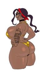 1girls bbw big_ass big_breasts breasts curvy curvy_female dark-skinned_female dark_skin dat_ass elf-san_wa_yaserarenai fangs female gorgon huge_ass huge_breasts humanoid long_hair medesa pointy_ears synecdoche thick_ass thick_thighs wide_hips