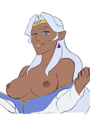 altean breasts dark-skinned_female dark_skin female female_only flashing naavs nipples princess_allura voltron voltron:_legendary_defender