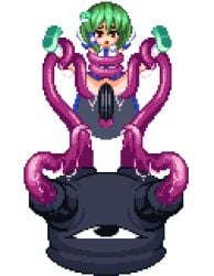 1_eye animated artist_request green_shoes kuromaru_(mugen) m.u.g.e.n monster pixel_animation pixel_art resized sanae_kochiya source_request tentacle tentacle_in_pussy tentacle_rape tentacle_sex touhou transparent_background wet_tentacles