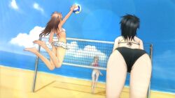 ass ass_focus beach beach_ball bikini original original_character original_characters stickvenezuela volleyball