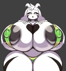 1girls anthro asriel_dreemurr asriel_dreemurr_(god_form) big_breasts breasts breasts_bigger_than_head ear erect erect_nipple erect_nipples erect_nipples_under_clothes erection erection_under_clothes erection_under_clothing female female_focus female_only fur furry genderswap_(mtf) goat hair heart hips horn horns huge_breasts hyper hyper_breasts massive_breasts nipples nude panties petronoise rule_63 thick_thighs thighs thong toby_fox undertale undertale_(series) underwear wide_hips