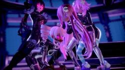 1futa 3d 3girls anal_sex animated arms_up ball_gag black_hair black_sister breasts corruption dildo gag glowing_eyes goddess holding_head incest latex latex_corruption latex_suit light_skin nepgear neptune_(neptunia) neptunia_(series) nipples no_sound noire partially_clothed pink_hair pleasure_face purple_sister pussy restrained sex sisters squirting tagme taihou1944 tongue_out uni_(neptunia) video white_hair