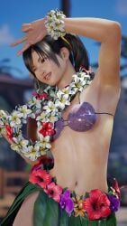 bikini female female_only ling_xiaoyu mod omegaxsmash small_breasts smile solo solo_female tekken tekken_8