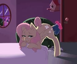 animated fluttershy_(mlp) fucked_from_behind magic_penis my_little_pony twilight_sparkle_(mlp)