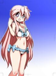 1girls artist_request bikini lucky_star miyuki_takara