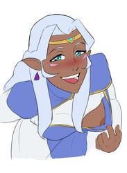 altean breasts dark-skinned_female dark_skin female female_only naavs pointy_chin princess_allura solo voltron voltron:_legendary_defender