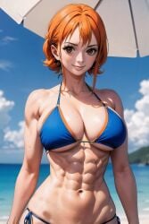 ai_generated bikini clothing female female_only nami_(one_piece) one_piece ray555