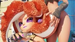 1futa 1girls 3d agent_3_(splatoon) disgusted_look duo erection female female_focus foreskin futa_on_female futanari fuzzy fuzzy_octoling glengrantsquid hairjob intersex masturbation no_sound octoling octoling_girl pseudo_hair splatoon standing tagme tentacle_hair uncircumcised uncut video