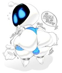 1boy anthro anthro_only anthrofied ass ass_focus ass_up astro_bot blue_eyes bubble_ass bubble_butt butt_focus butt_up dat_ass fat_ass fat_butt gay goatboydraws huge_ass huge_butt huge_thighs looking_to_the_side male male_focus male_only massive_ass massive_butt playstation robot screen_face solo solo_focus solo_male sony_interactive_entertainment thick thick_ass thick_legs thick_thighs