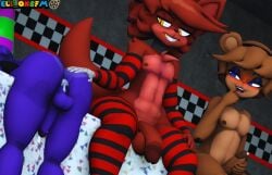 4k after_sex anus backsack big_ass big_balls big_butt big_penis bonfie bonnie_(cally3d) bonnie_(fnaf) cum cum_in_ass cum_inside cum_leak fazclaire's fazclaire's_nightclub fexa fexa_(cryptia) five_nights_at_freddy's fnaf foxy_(cally3d) foxy_(fnaf) freddy_(fnaf) frenni_(cryptia) frenni_fazclaire hi_res highres jerking_off jerkingoff male_focus male_only sfm source_filmmaker staring staring_at_another thick_ass thick_legs thick_thighs