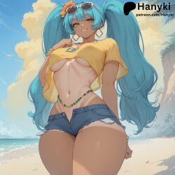 brazilian miku from vocaloid by hanyki