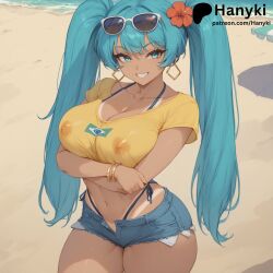 brazilian miku from vocaloid by hanyki