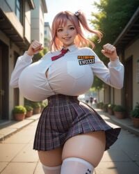 1girls ai_generated asian asian_bimbo asian_female big_breasts bimbo dat_ass dumptruck_ass female female_only honoka_(doa) hourglass_figure huge_breasts kw0337 pink_hair solo solo_female tagme thick_thighs venus_body voluptuous voluptuous_female wide_hips