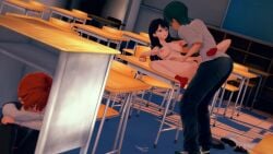 1080p 1girl 2boys 3d_(artwork) after_school animated artist_request bouncing_breasts breasts_out classroom classroom_sex clothed_male cuckold cum_in_pussy female hand_on_another's_head hibiki_yuuta hiding high_resolution kissing kissing_during_sex kissing_while_penetrated koikatsu laying_on_table looking_at_each_other looking_up medium_breasts mp4 nakadashi naked_female netorare no_sound ntr raped_by_friend raped_female school_uniform schoolgirl_uniform sex ssss.gridman tagme takarada_rikka unconscious utsumi_shou video voluptuous