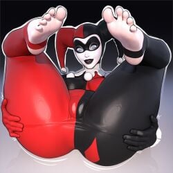 1girls anus_visible_through_clothes batman_(series) big_ass big_breasts big_butt clothed clothed_female clothing dc dc_comics facepaint female_only flag flag_(object) fully_clothe fully_clothed_female harley_quinn harley_quinn_(classic) head_down_ass_up huge_ass huge_butt jester jester_hat jester_outfit laying_down mask masked masked_female popogori safe_for_work smile smiling smiling_at_viewer thick_thighs voluptuous voluptuous_female