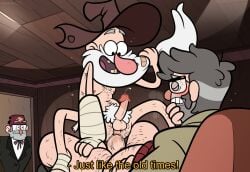 fiddleford_mcgucket gay gravity_falls mawile123 stanford_pines stanley_pines thousand_yard_stare toony toony_face