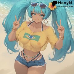 brazilian miku from vocaloid by hanyki