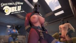 3d ass big_ass big_butt boob_focus breast_focus breasts breasts_out breasts_out_of_clothes characters_in_the_background female female_focus fempyro fourtisverygay fully_clothed gas_mask gloves jiggle large_ass latex latex_gloves multitasking nude_male public pyro pyro_(team_fortress_2) questionable_consent submissive submissive_female tagme team_fortress_2 tease teasing thick thick_ass thick_legs thick_thighs unzipped_bodysuit wide_hips