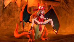 1boy 1girls 3d animal_genitalia animated anthro bestiality breasts charizard devilscry domination dracophilia dragon dragon_penis duo erection female feral feral_on_female feral_on_human hair human human_on_anthro interspecies knot male male_domination male_pokemon/female_human mammal may_(pokemon) nintendo nipples no_sound nude on_top open_mouth penetration penis pokemon pokemon_(species) pokemon_on_female pokemon_penetrating pokephilia pussy reverse_cowgirl_position scalie sex size_difference source_filmmaker straight tail tapering_penis teeth vaginal_penetration video video_games wings zoophilia