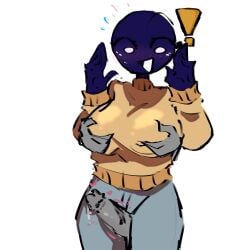 alaska_(statehumans) anonymous_male boob_grab breast_grab breasts clothed_female clothed_female_nude_male countryhumans countryhumans_girl embarrassed_female idrinkwindex intercrural precum statehumans statehumans_girl surprised thigh_sex thighs