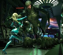 3d blonde_hair blue_eyes imminent_sex inminent_rape metroid monster samus_aran that3dartist