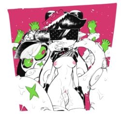 2017 brainwashing breasts callie_(splatoon) cephalopod clothing dj_octavio eyewear female hypno_shades_(splatoon) hypnosis inkling marine mind_control nintendo octo_callie pussy splatoon squid_sisters sunglasses taikodon tech_control tentacle tentacle_hair tinted_eyewear undressing video_games