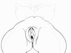 animated breasts fat_mons female_pred huge_breasts last_look looking_down looking_pleasured low-angle_view modeseven monochrome navel pussy size_difference thick_thighs thighs unbirthing unwilling_prey vore wide_hips willing_pred witch witch_hat