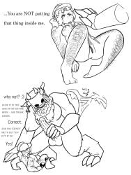 barbed_penis builderman comedy english_text huge_cock joke_art luvrrbee macro_on_micro male monster_cock mrdoombringer penis roblox robloxian self_upload size_diff size_difference size_play surprised tagme text