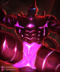 1_eye 1boy abs absurd_res anus ass_bigger_than_head bara biceps big_ass big_pussy blue_eyes cuntboy cuntboy_focus cuntboy_only gay genital_slit genitals glowing glowing_anus glowing_eyes glowing_genitalia glowing_vulva hi_res horn humanoid intersex johnthelewd_art kaiju kaiju_no.8 licking licking_lips licking_own_lips male male/male male_focus male_only monster monster_pussy muscles muscular muscular_arms muscular_cuntboy muscular_humanoid muscular_male muscular_thighs nude open_mouth pecs pink_anus pink_vulva presenting_pussy puffy_pussy pussy pussy_lips red_body red_horn red_tail solo solo_focus spread_legs spreading tail thunder_thighs tongue tongue_out unusual_anatomy unusual_eyes unusual_genitalia unusual_vulva vulva yaoi