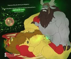 6:5 absurd_res anthro anthro_on_anthro anthro_penetrated anthro_penetrating anthro_penetrating_anthro artist_name beard belly belly_hair between_legs big_belly bodily_fluids body_hair bovid bovine brown_helmet cattle chest_hair colored_cum cum cuntboy cuntboy/male cuntboy_penetrated dragon duo english_text facial_hair genital_fluids green_cum green_eyes grey_body grey_horn hand_on_belly hi_res horn impregnation intersex intersex/male intersex_penetrated johnthelewd_art leg_grab long_beard looking_pleasured lying male male_penetrating male_penetrating_cuntboy male_penetrating_intersex mammal muscular muscular_anthro muscular_cuntboy muscular_intersex muscular_male mythological_creature mythological_scalie mythology narrowed_eyes nude on_back open_mouth overweight overweight_anthro overweight_cuntboy overweight_intersex overweight_male ovum penetration penile penile_penetration penis penis_in_vagina pussy red_body scalie sex side_view simple_background sperm_cell spread_legs spreading text unusual_bodily_fluids unusual_cum unusual_genital_fluids vaginal_penetration yellow_body yellow_eyes