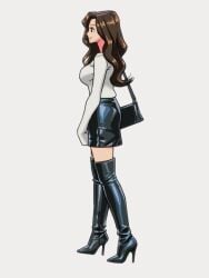 1female 1girls adult adult_female asian asian_female asian_girl black_boots boot_fetish boots brown_hair brunette_female brunette_hair clothes enkaboots fashion fashionista female female_focus female_only handbag high_heel_boots high_heels knee_boots kneehigh_boots leather leather_boots leather_clothing leather_skirt long_legs not_porn original original_character original_characters pencil_skirt safe safe_for_work sfw sweater tall_boots thigh_boots thigh_highs thighhigh_boots thighhighs thighs