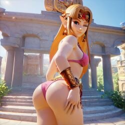 1girls 2025 3d ai_generated ass background bikini blonde_hair bush civitai d3rmal earrings female grabbing_ass hand_on_ass long_hair naughty_face seductive sky solo sunny tagme temple the_legend_of_zelda wink zelda_(a_link_between_worlds) zelda_(a_link_to_the_past)