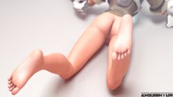 3d ass barefoot big_feet feet female overwatch pussy tracer zayebator