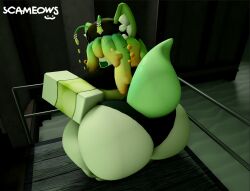 1female 1females 1girls 3d alien alien_girl alien_humanoid alternate_version_at_source alternate_version_available ass ass_focus big_ass big_ass_(female) bottom_heavy bottom_heavy_female bubble_ass bubble_butt butt_focus clothed clothed_female enormous_ass female green_hair high_quality huge_ass huge_butt large_ass large_butt looking_back massive_ass massive_butt request requested roblox roblox_avatar roblox_studio robloxian scameows slime_hair solo solo_female solo_focus tagme tail thicc_thighs thick_thighs