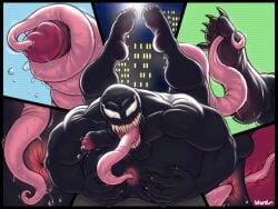 venom (marvel) from marvel by wardraws