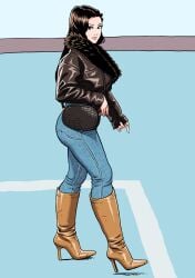 1female 1girls adult adult_female asian asian_female asian_girl ass boot_fetish boots brown_boots brown_hair brunette_female brunette_hair bubble_butt clothes coat curvaceous curvaceous_female curvaceous_figure curves curvy curvy_body curvy_female curvy_figure curvy_hips dat_ass enkaboots fashion fashionista female female_focus female_only fur_trim fur_trim_(clothing) fur_trimmed_coat handbag high_heel_boots high_heels jeans knee_boots kneehigh_boots leather leather_boots leather_clothing long_legs not_porn original original_character original_characters safe safe_for_work sfw tall_boots tight_clothing tight_pants