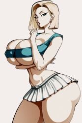 android 18 from dragon ball by gmoreartworks