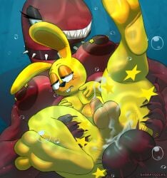 1boy 1futa 2025 anal anal_sex anthro areola balls balls_deep big_penis biped bodily_fluids claws cum cum_in_water digital_media_(artwork) duo eel erection finger_claws fish futa/male futa_penetrating futa_penetrating_male futanari genital_fluids genitals half-closed_eyes hi_res huge_cock humanoid_genitalia humanoid_penis intersex intersex/male intersex_penetrating intersex_penetrating_male lagomorph leporid male male_anthro male_penetrated mammal marine mario_(series) maw-ray mips narrowed_eyes nintendo nipple_piercing nipples penetration penile penile_penetration penis penis_in_ass penis_size_difference piercing rabbit red_areola red_body red_nipples sex sharkysocks sharp_teeth stomach_bulge super_mario_64 teeth unagi_(mario) unagi_the_eel underwater underwater_sex water yellow_body